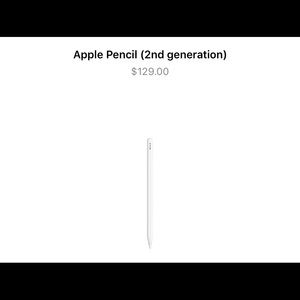 Apple Pencil 2nd generation